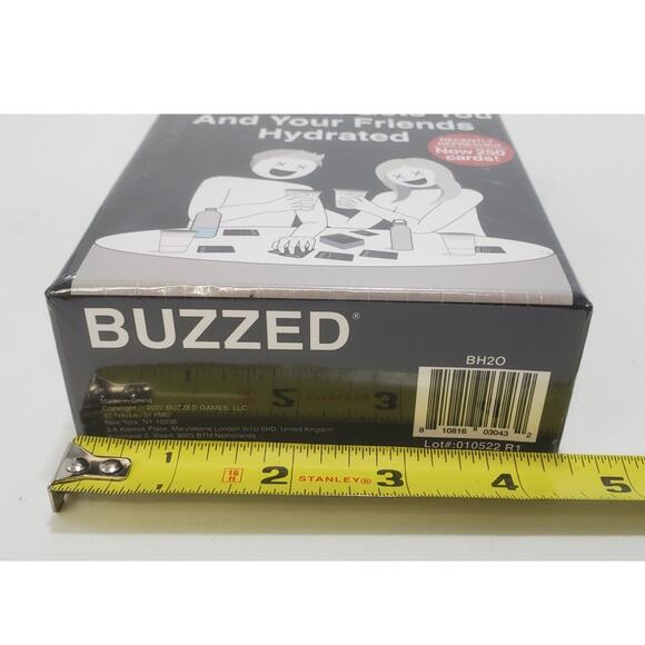 Buzzed Drinking Game Hydration Recently Refreshed Edition 250 Fun Adult Cards - Picture 6 of 6